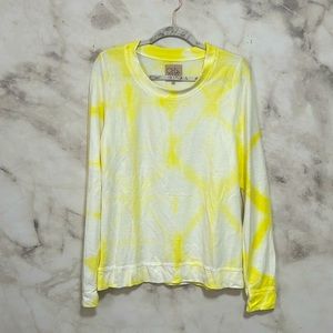 Chaser Yellow Sunshine Tie Dye Long Sleeve Tee
